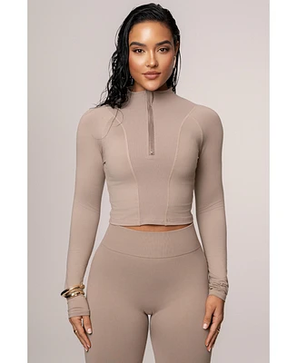 Jluxlabel Women's Momentum Ribbed Top