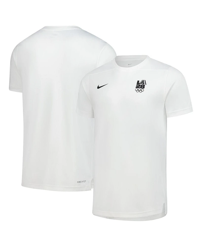 Nike Men's White LA28 Summer Olympics Coaches T-Shirt