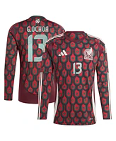 Adidas Men's Guillermo Ochoa Burgundy Mexico National Team 2024 Home Replica Player Long Sleeve Jersey