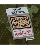 Mitchell & Ness Men's Vince Carter Camo Toronto Raptors Hardwood Classics 1998/99 Ghost Green Swingman Jersey