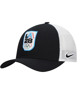 Nike Men's Black LA28 Rise Trucker Adjustable Hat