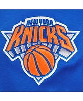Pro Standard Men's Blue New York Knicks Split Logo Pullover Hoodie