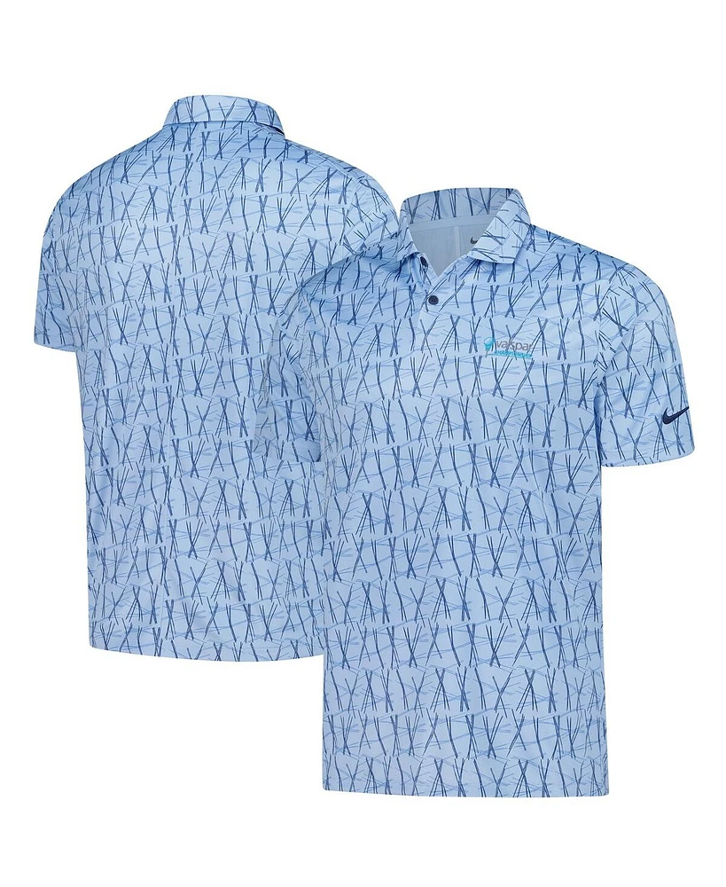 Nike Men's Light Blue Valspar Championship Longleaf Polo Shirt