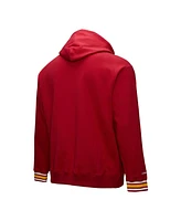 Mitchell & Ness Men's Cardinal Usc Trojans Chainstitch Fleece Pullover Hoodie