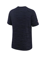 Nike Big Boys and Girls Navy New England Patriots Sideline Velocity Performance T-Shirt