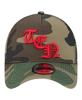 New Era Men's Camo Tennessee Titans Mystic Camo A-Frame 9FORTY Adjustable Hat