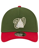 New Era Men's Dark Green Washington Nationals City Feature 9FORTY A-Frame Adjustable Hat