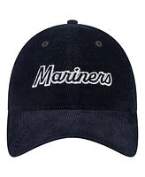 New Era Women's Navy Seattle Mariners Corduroy 9TWENTY Adjustable Hat