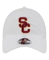 New Era Men's White Usc Trojans Active Ripstop 9TWENTY Adjustable Hat