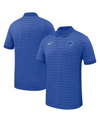 Nike Men's Royal Boise State Broncos 2025 Early Season Coaches Sideline Victory Stripe Performance Polo Shirt