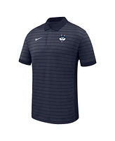 Nike Men's Navy UConn Huskies 2025 Early Season Coaches Sideline Victory Stripe Performance Polo Shirt