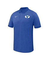 Nike Men's Royal Byu Cougars 2025 Early Season Coaches Sideline Victory Stripe Performance Polo Shirt