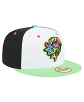 New Era Men's White/Light Green Modesto Nuts Copa de la Diversion 59FIFTY Fitted Hat