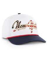 '47 Brand Men's White New York Yankees Patriotic Overhand Hitch Adjustable Hat
