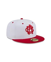 New Era Men's White Indianapolis Indians Theme Nights 59FIFTY Fitted Hat