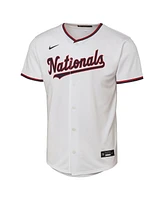 Nike Big Boys and Girls Dylan Crews White Washington Nationals Home Replica Jersey