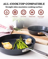 Alva Maestro Mini Cookware Duo Set - Premium 8" Ceramic Nonstick Frying Pan & 2 Qt. Stainless Steel Saucepan