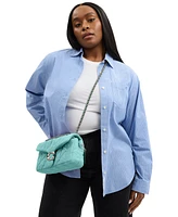 Coach Tabby 26 Denim Quilting Mini Crossbody Bag