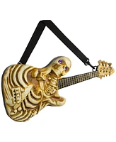 Northlight 22.75" Lighted Rockin' Skeleton Guitar with Sound Halloween Decoration