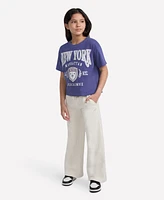 abercrombie kids Girls Essential Fleece Wide Leg Pants