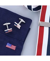 Trafalgar Usa Pride American Flag Novelty Cufflinks (1 Pair)