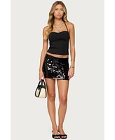 Edikted Women's Jesika Sweetheart Halter Top