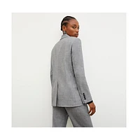 M.m.LaFleur Women's O'Hara Boyfriend Blazer - Sharkskin
