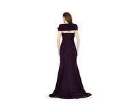 Amri Women's Off-The-Shoulder Mermaid Gown Crepe