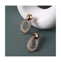 Sohi Women's Wrap-Around Drop Earrings