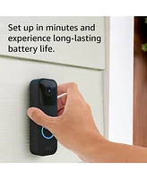 Blink Smart Wi-Fi Video Doorbell Wired/Battery with 2 Way Audio with Alexa