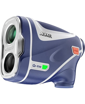 Aofar Gx-10W Golf Rangefinder with Exclusive Auto Red Display Adjustment, Max N52 Magnet for Absorbing Anywhere, Independent Slope Switch Button with