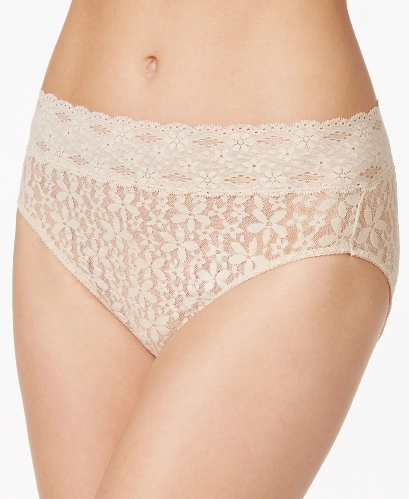 Wacoal Halo Lace Hi-Cut Brief Lingerie Underwear 870305