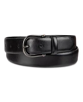 Tommy Hilfiger Men's Nautical Feather Edge Leather Belt