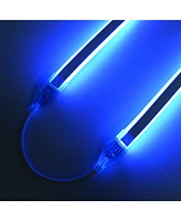 DELight Set of 10 Extension Cord Cable Wire for Rgb Led Neon Rope Light with Pin