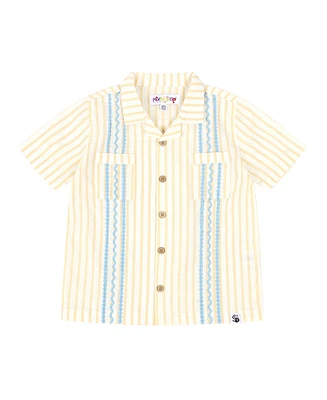 Mixed Up Clothing Toddler Boys Bordado Shirt