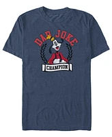Fifth Sun Men's Dad Joke Champion Short Sleeve T-Shirt
