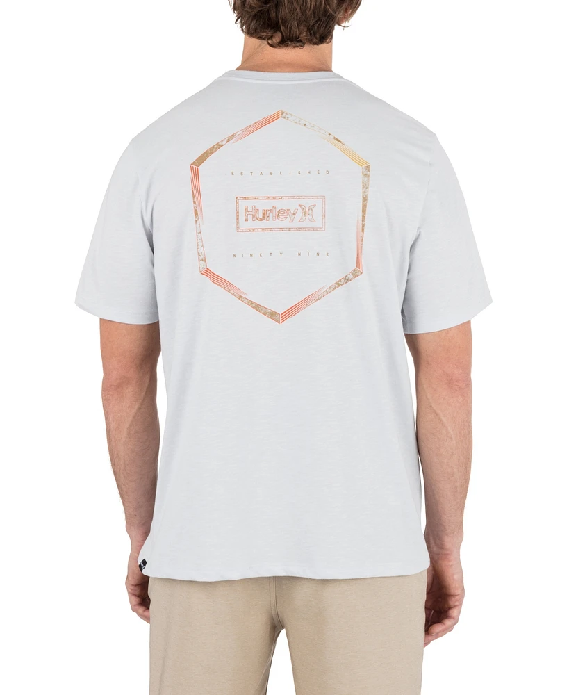 Hurley Men's Outline Slub Short Sleeve T-Shirt
