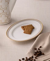 Noritake Trefolio Gold Butter/Relish Tray, 8-3/4"