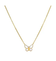 Renewed Hope Pearl Butterfly Necklace