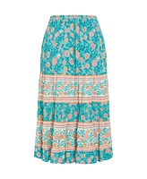City Chic Women's Aurora Print Skirt