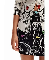 Desigual Women's Slim-fit mini skirt