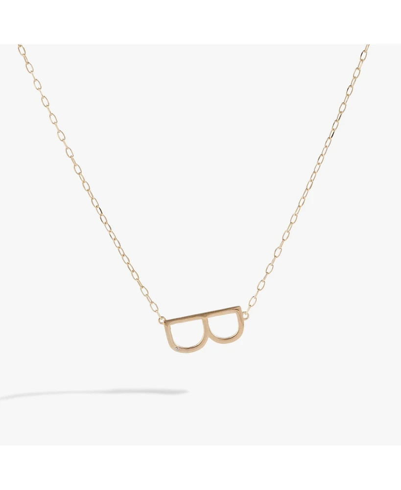 Alex and Ani Precious Elongated Initial B