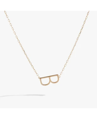 Alex and Ani Precious Elongated Initial B