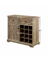 Kitchen Cabinet with Storage Sideboard with 2 Drawers
