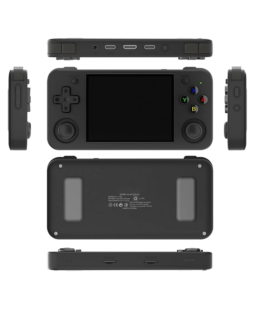 Aivuidbs Retro Game Emulator 35xxh with a 64G Card Pre-Loaded Games 3.5'' Ips Screen Supports 5G WiFi Bluetooth Hdmi and Tv Output