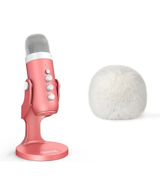 ZealSound Gaming Usb Microphone k66p and d65w Furry Cover