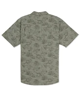 Hurley Men's One and Only Stretch Print Short Sleeve Shirt