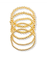 brook & york Gold Plated Makenna Xl Bracelet Set