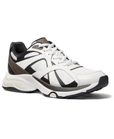 Michael Kors Men's Leo Suede Mixed-Media Trainers
