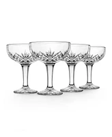 Godinger Dublin Champagne Coupe Glasses - 6oz., Set of 4